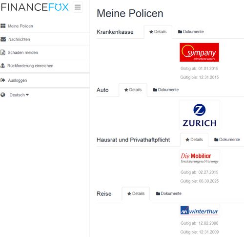 Financefox Die Versicherungs App Im Test Und Vergleich